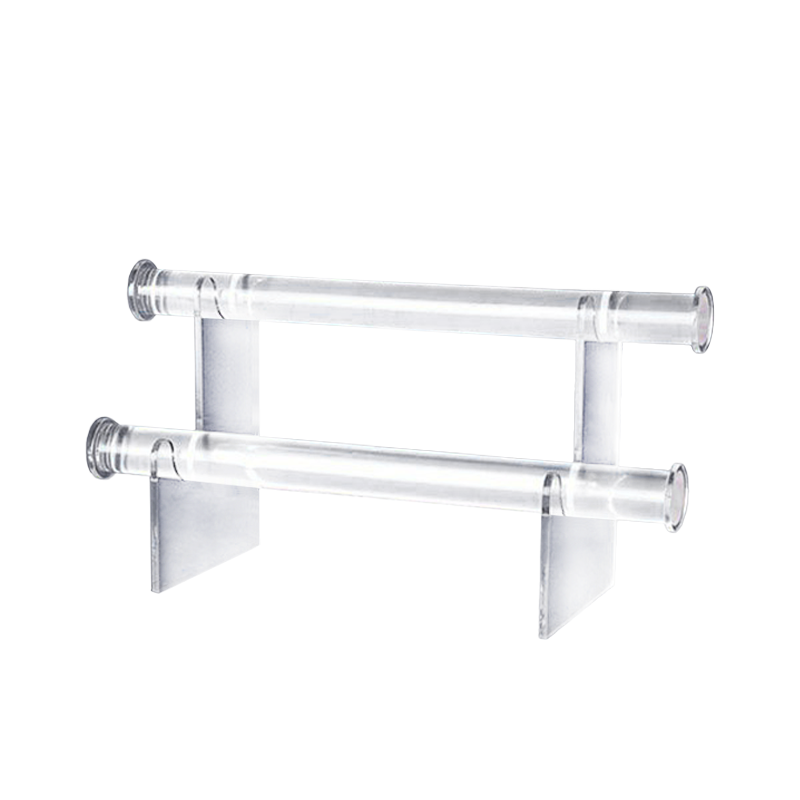 Acrylic 2-Tier Bracket Diplay Bar