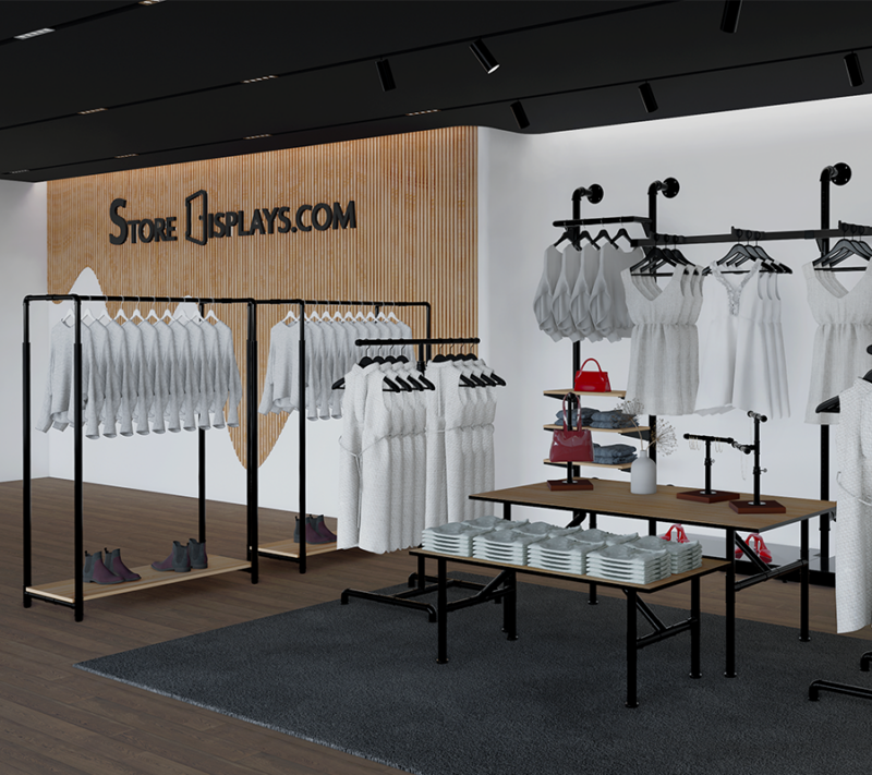Pipeline system mock store front rendered image