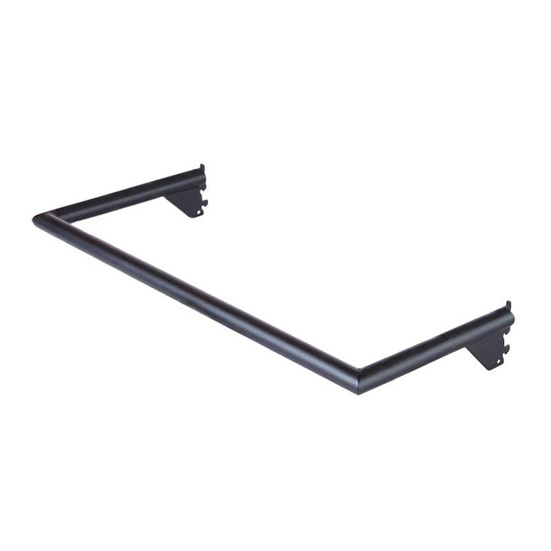 Matte Black Pipeline 24"L x 12"D U-Hangrail