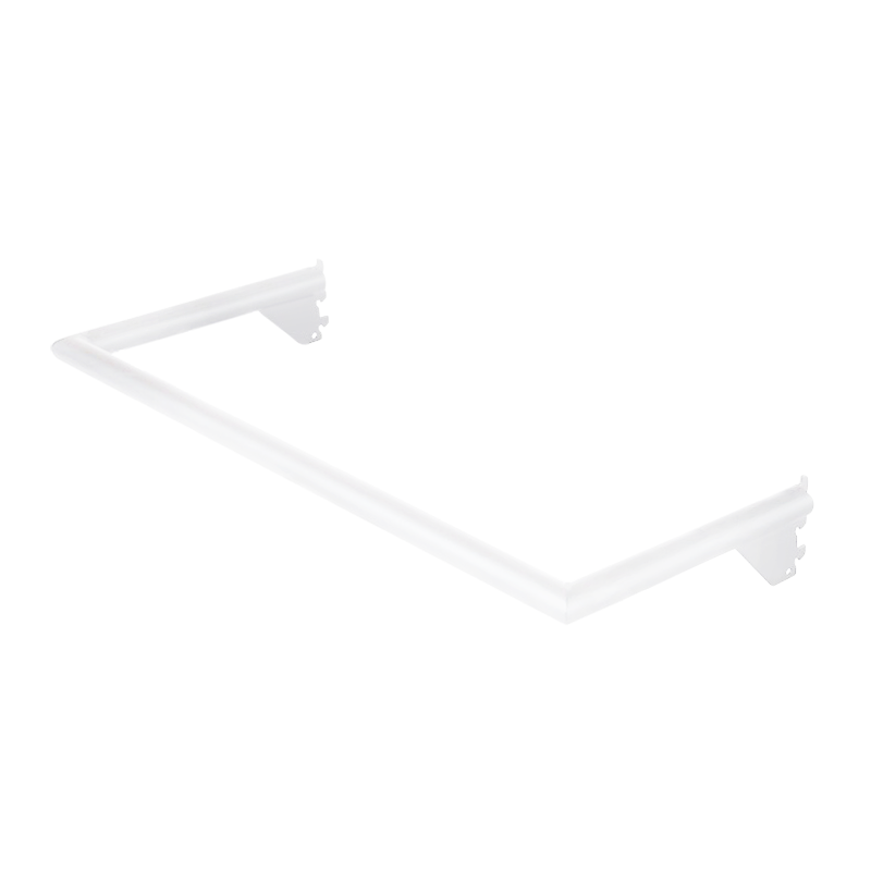 Matte White Pipeline 24"L x 12"D U-Hangrail