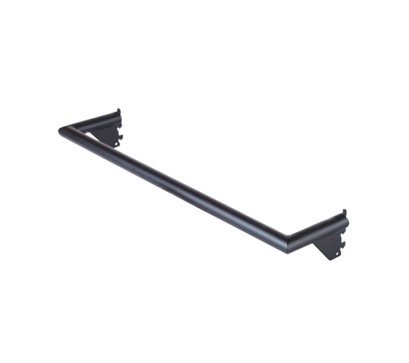 Matte Black Pipeline 24"L x 5"D U-Hangrail
