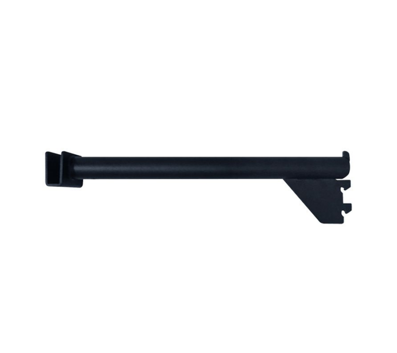Matte Black Pipeline 12" Hangrail Bracket For Rect. Tubing