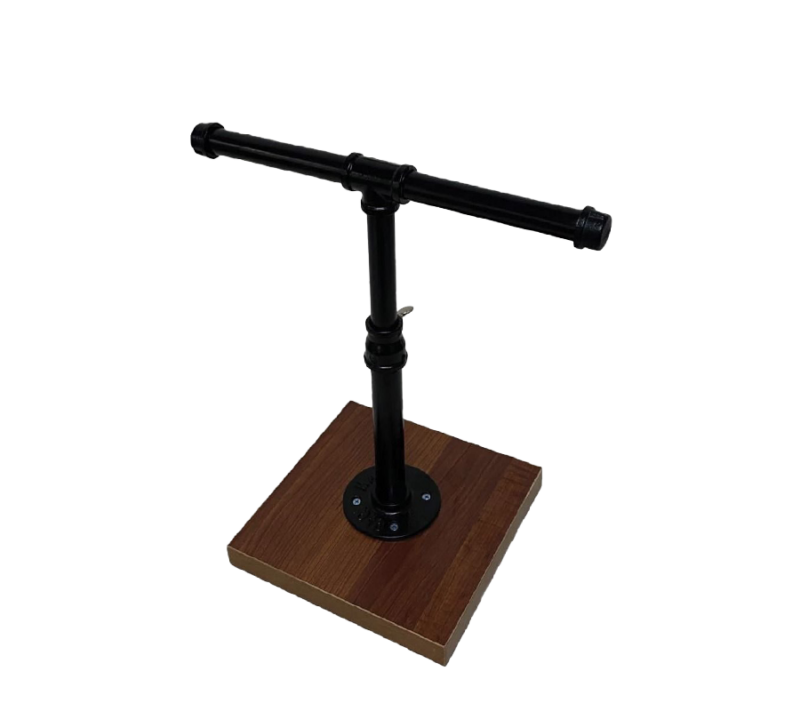 Black 12" Pipeline Counter Top T Bar