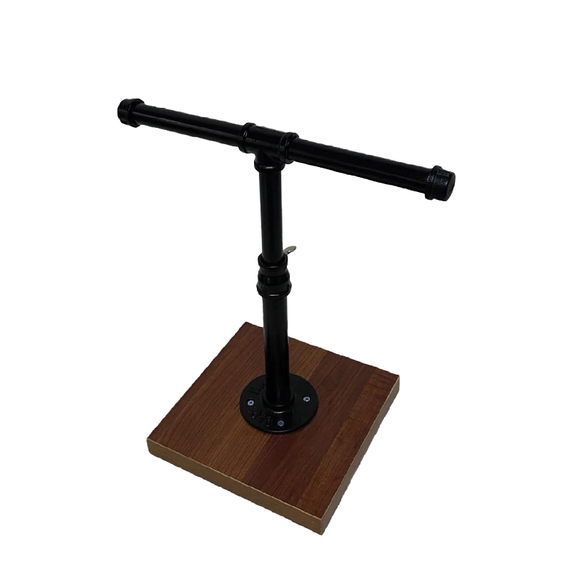 Black 12" Pipeline Counter Top T Bar