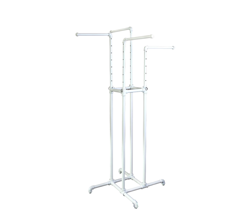 4-WAY PIPELINE RACK -MATTE WHITE