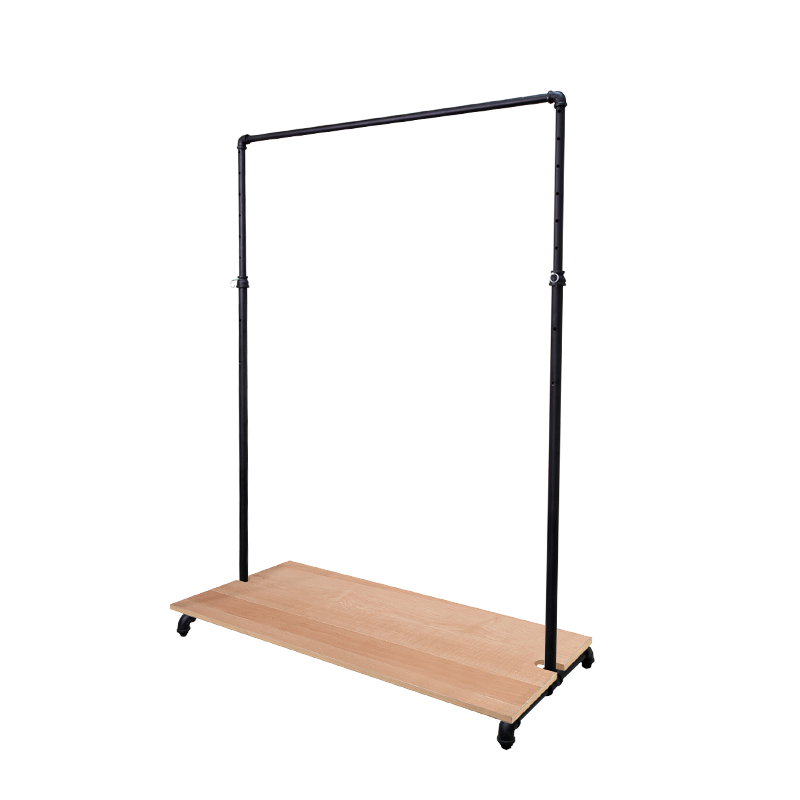 51" X 23" WOOD BASE FOR PIPELINE BALLET BAR RACK -MATTE BLACK