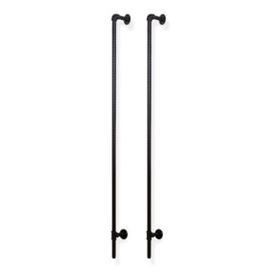Pipeline Outriggers 5" Off-Wall w/ Wall Mounts - Matte Black - Image 2