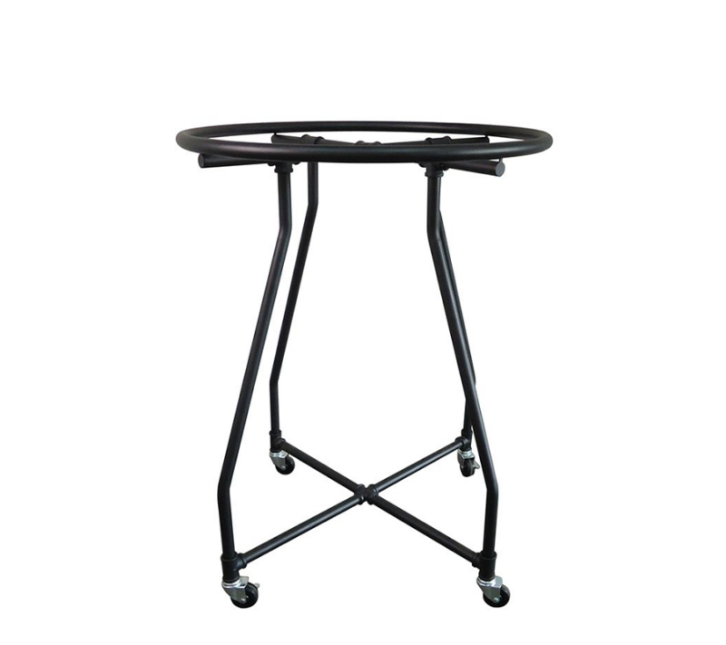 Matte Black 36" Round Pipeline Rack
