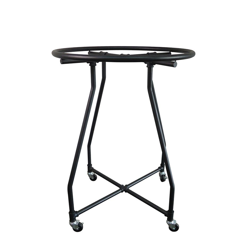 Matte Black 36" Round Pipeline Rack