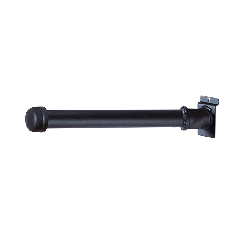 Matte Black Pipeline 12" Slatwall Faceout