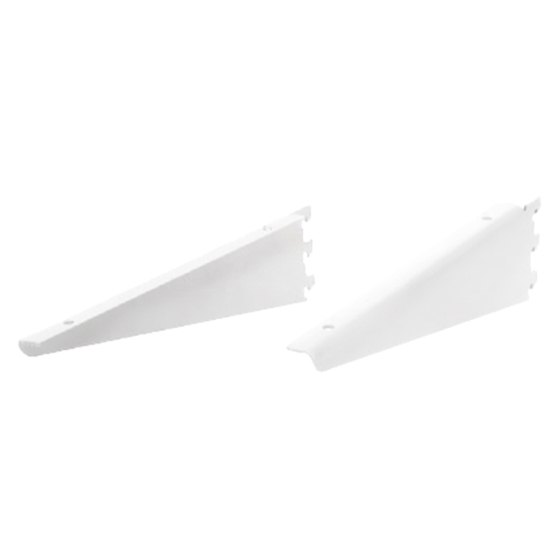 Matte White Pipeline Wood Bracket
