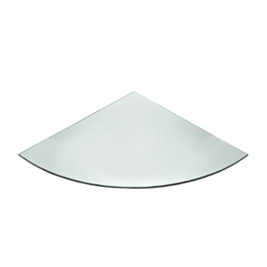 12", 14" QUARTER TEMPERED GLASS SHELF