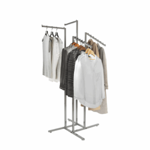 4-Way Rack w/ Square Straight & Slanted Arms - Chrome