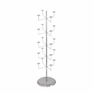 Chrome 5-Tier Millinery (Hat) Tree Display Rack
