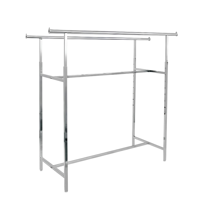 60" standard commercial grade steel apparel H-rack