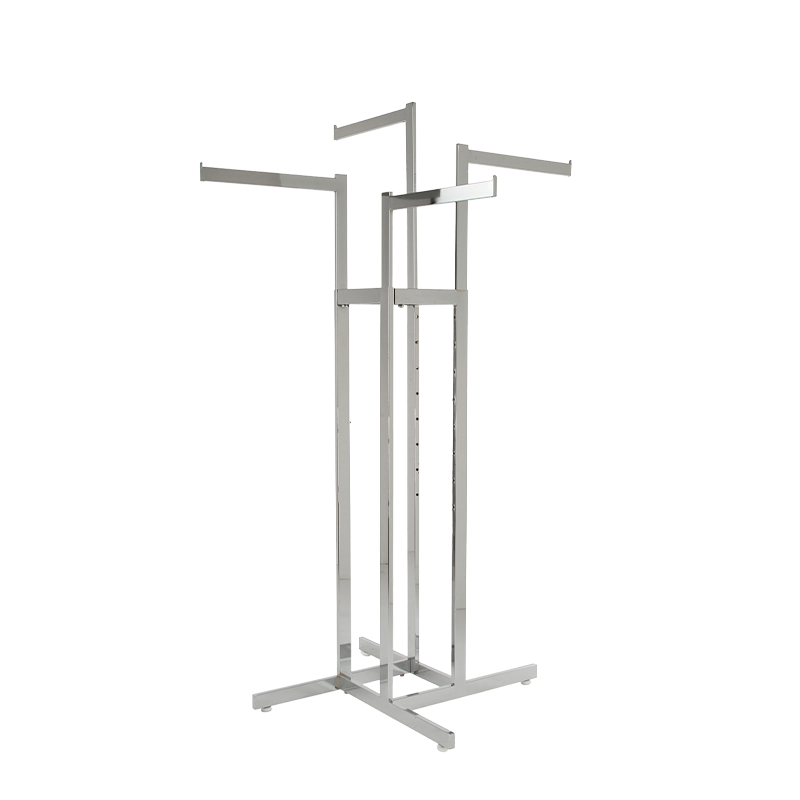 Chrome high capacity 4 way rack with straight Arms