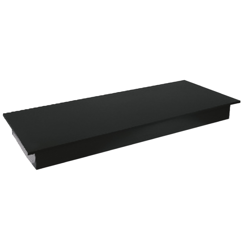 58" RECTANGULAR WOODEN BASE - BLACK