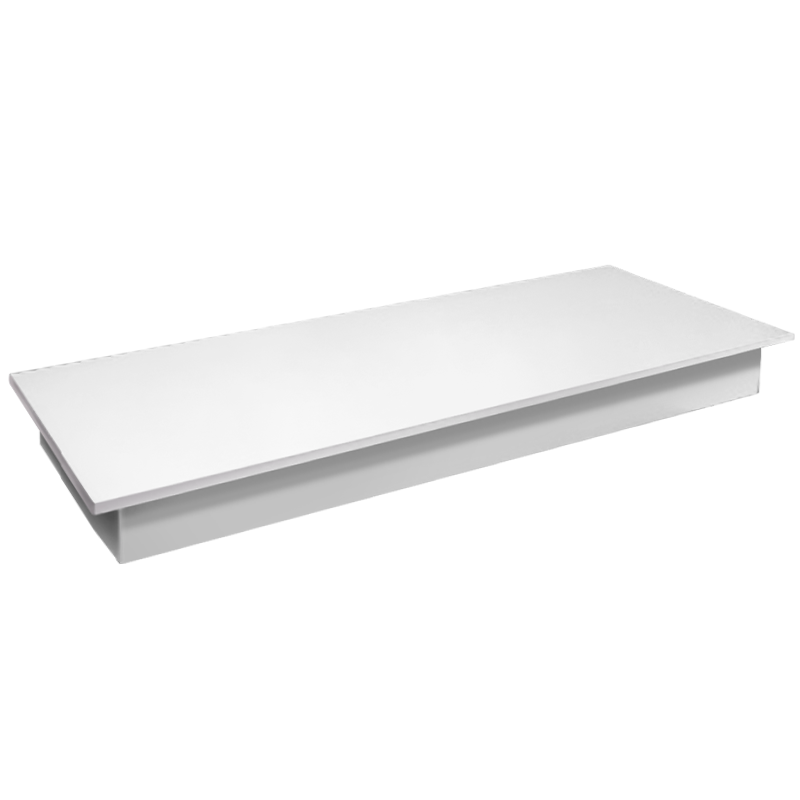 58" RECTANGULAR WOODEN BASE - WHITE