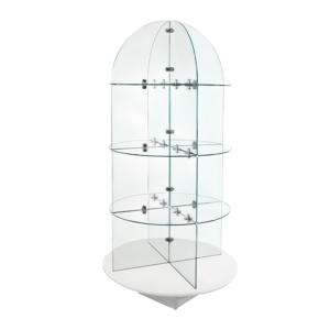 30"D Round Wooden Base - White