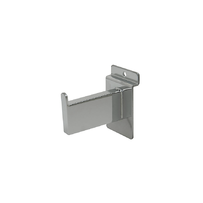 Chrome 3" Rectangular Faceout For Slatwall