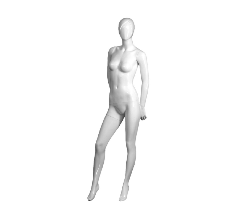 Fiberglass Female Mannequin - Glossy White (SAMANTHA/3)