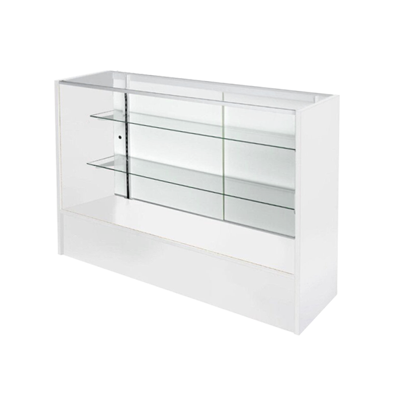 4' Full Vision Display Case - White