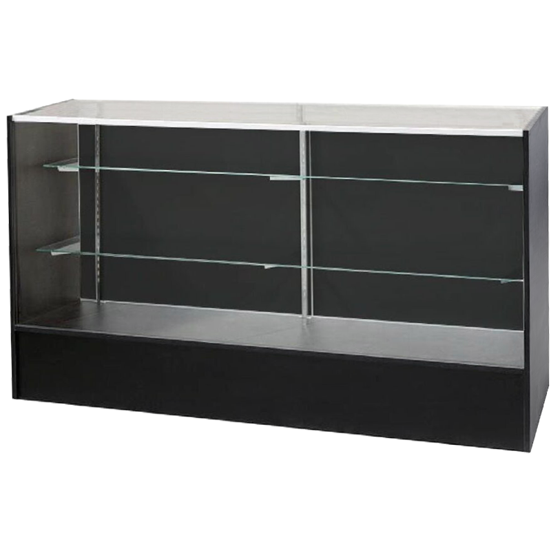 6' Full Vision Display Case - Black