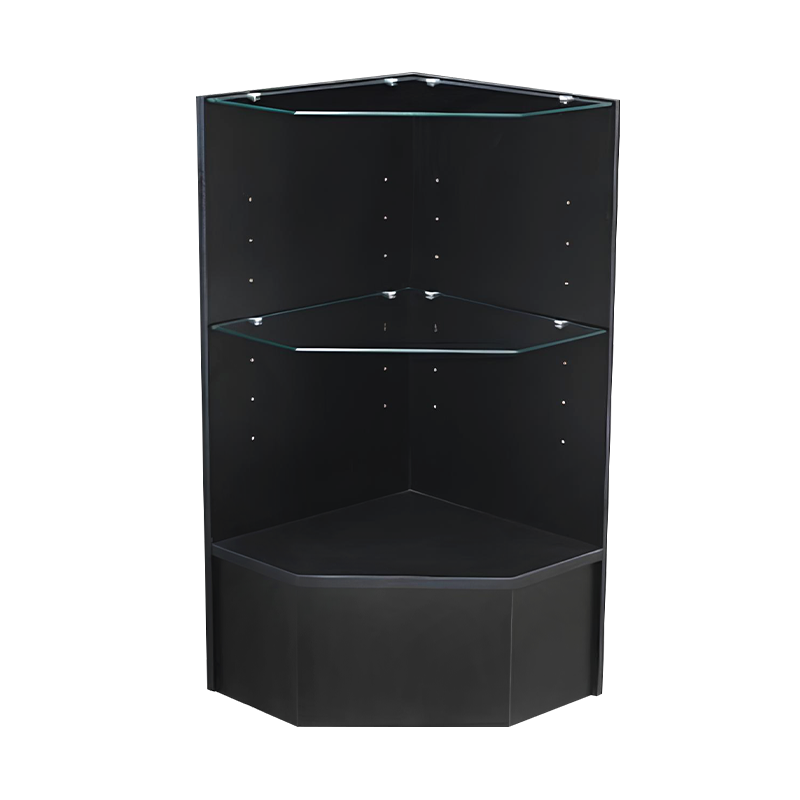 Pentagon Corner Display Case Black