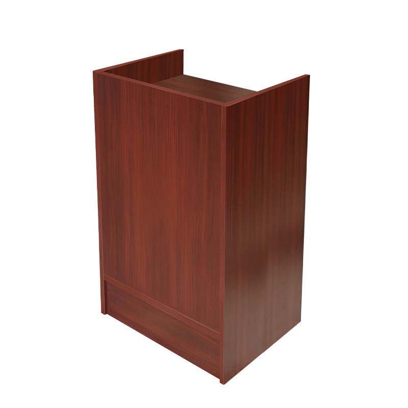 Cherry 38" Cash Register Stand Front View