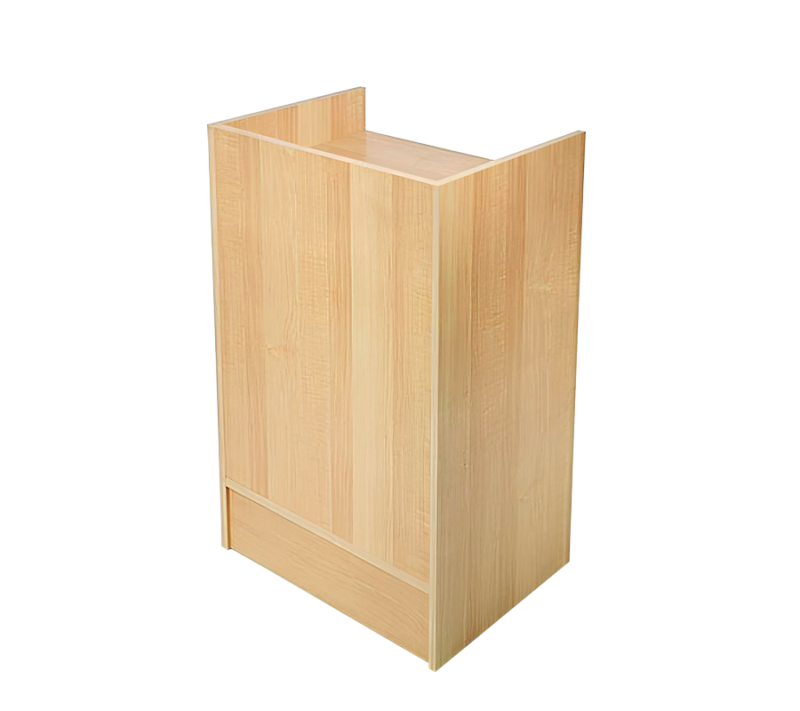 Maple 38" Cash Register Stand Front View