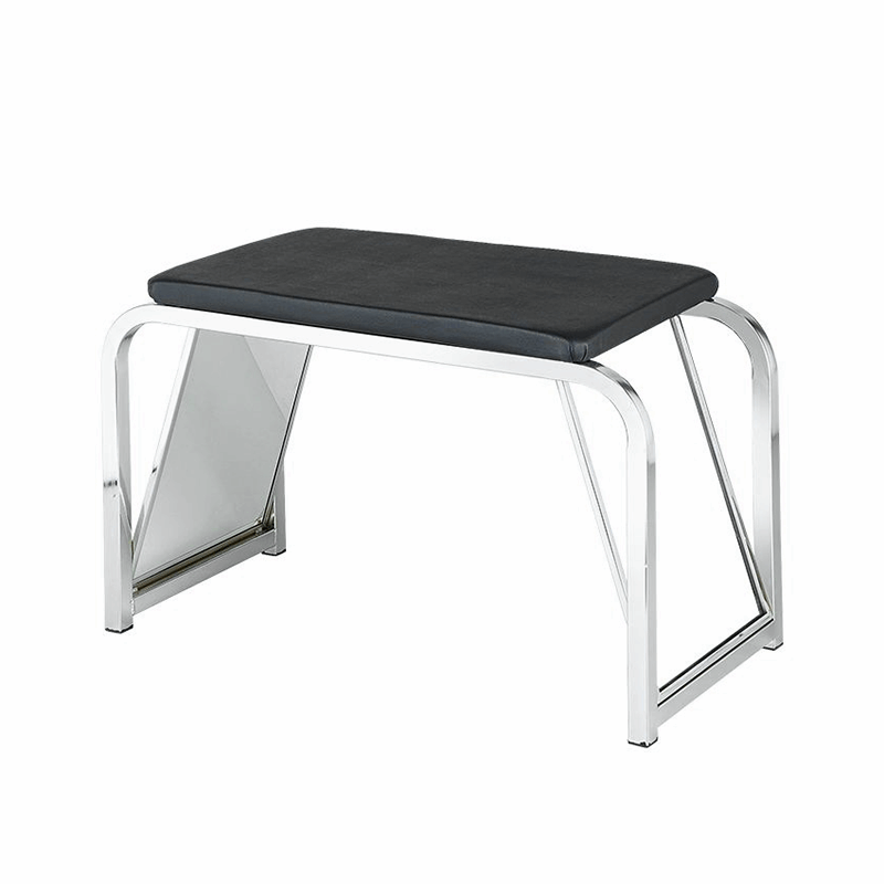 Chrome Shoe Bench w/ Mirrors