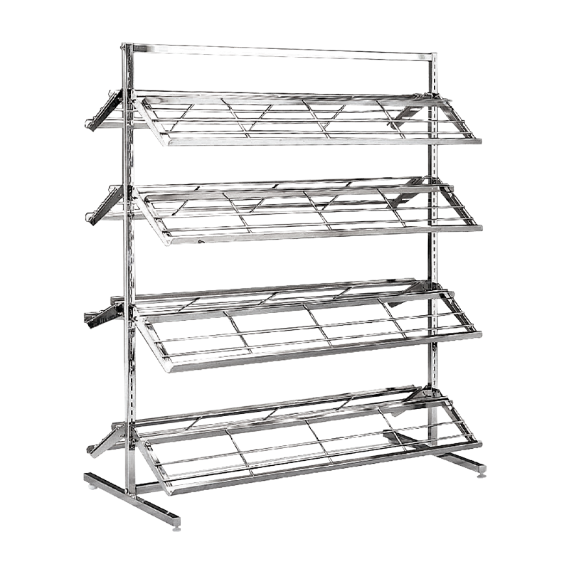 4-TIER DOUBLE SIDED SHOE RACK