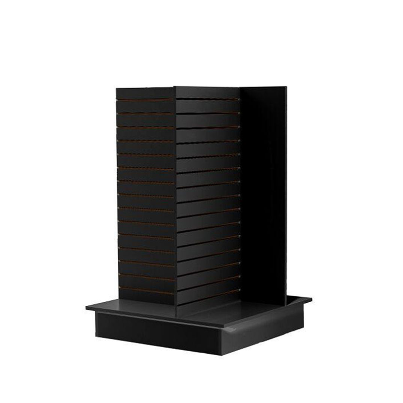 Black 4 Way Slatwall Pinwheel Display