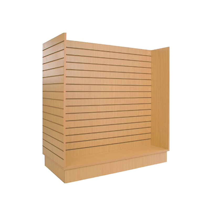 Maple H Unit Slatwall Display