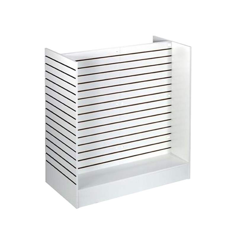 White H Unit Slatwall Display
