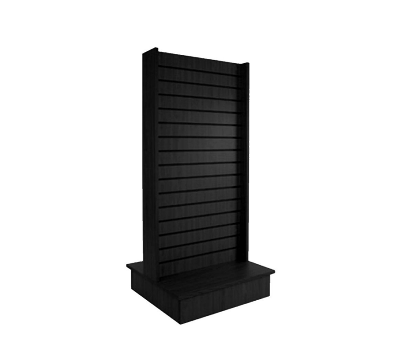 Black 2 Way Slatwall Tower Display