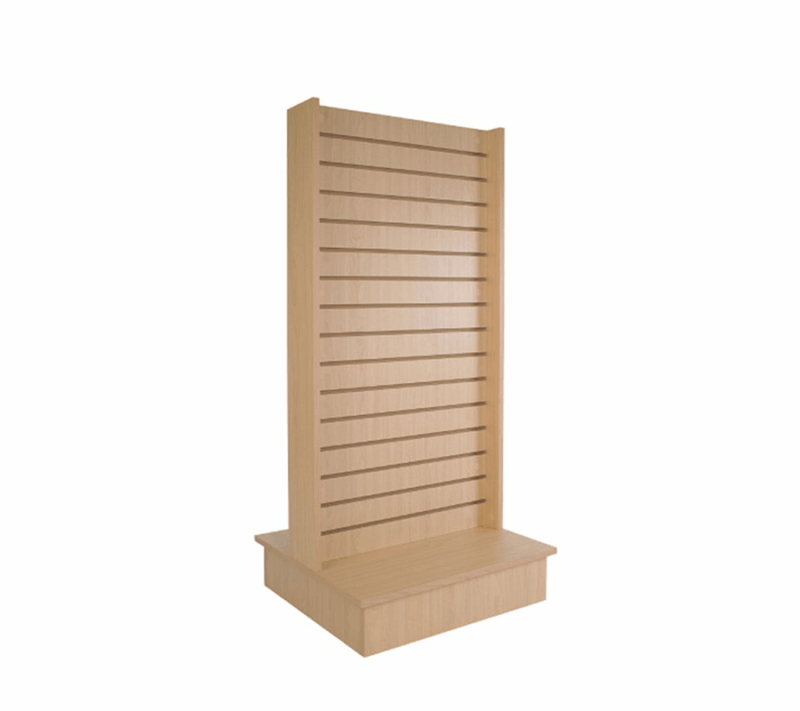 Maple 2 Way Slatwall Tower Display