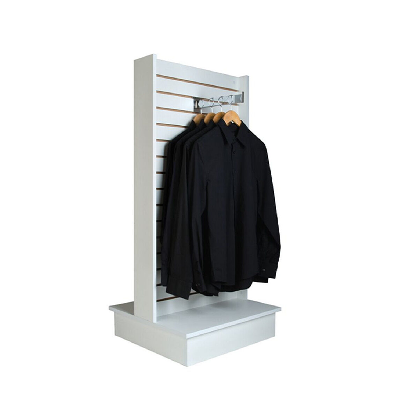 White 2 Way Slatwall Tower Display