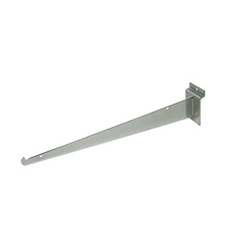 Chrome 14" Shelf Bracket For Slatwall