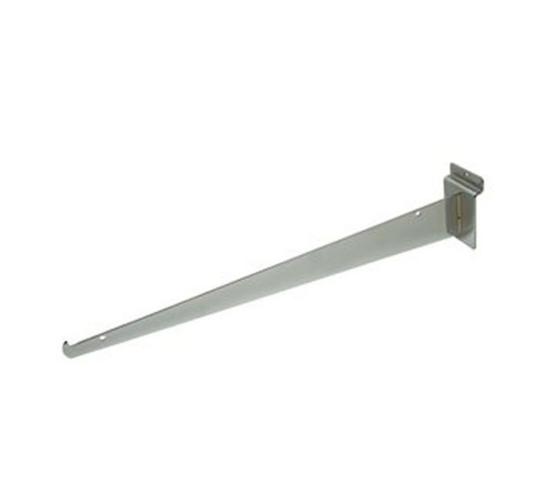 Chrome 16" Shelf Bracket For Slatwall