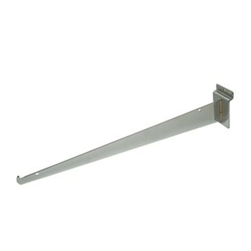 Chrome 16" Shelf Bracket For Slatwall