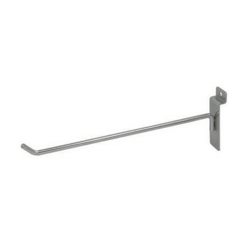 Chrome 10" Slatwall Hook