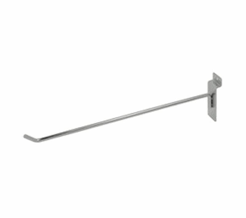 Chrome 12" Slatwall Hook