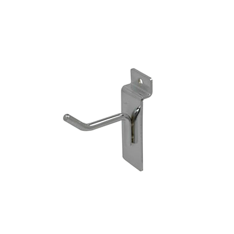 Chrome 2" Slatwall Hook