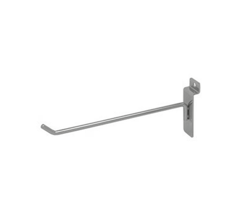 Chrome 8" Slatwall Hook