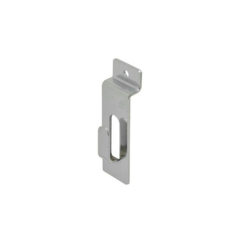 Chrome Slatwall Notched Hook