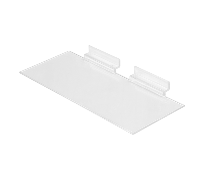 acrylic shoe shelf for slatwall