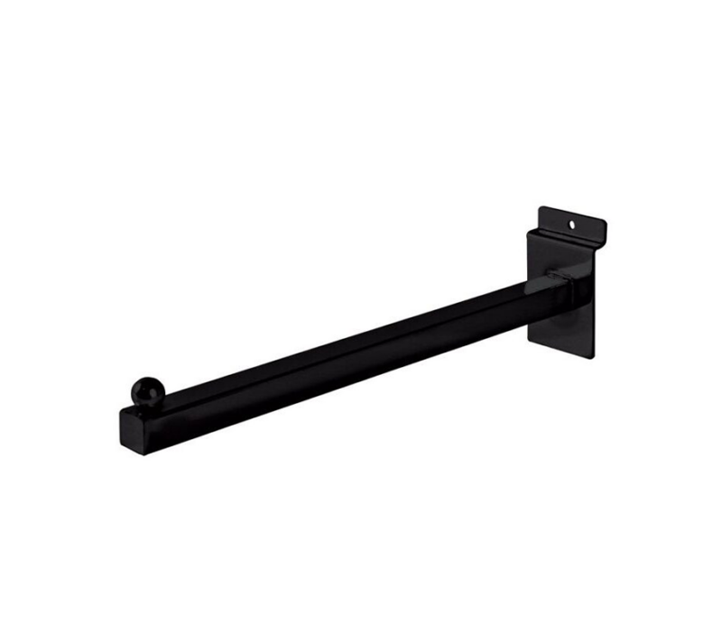 Black 12" Slatwall Faceout