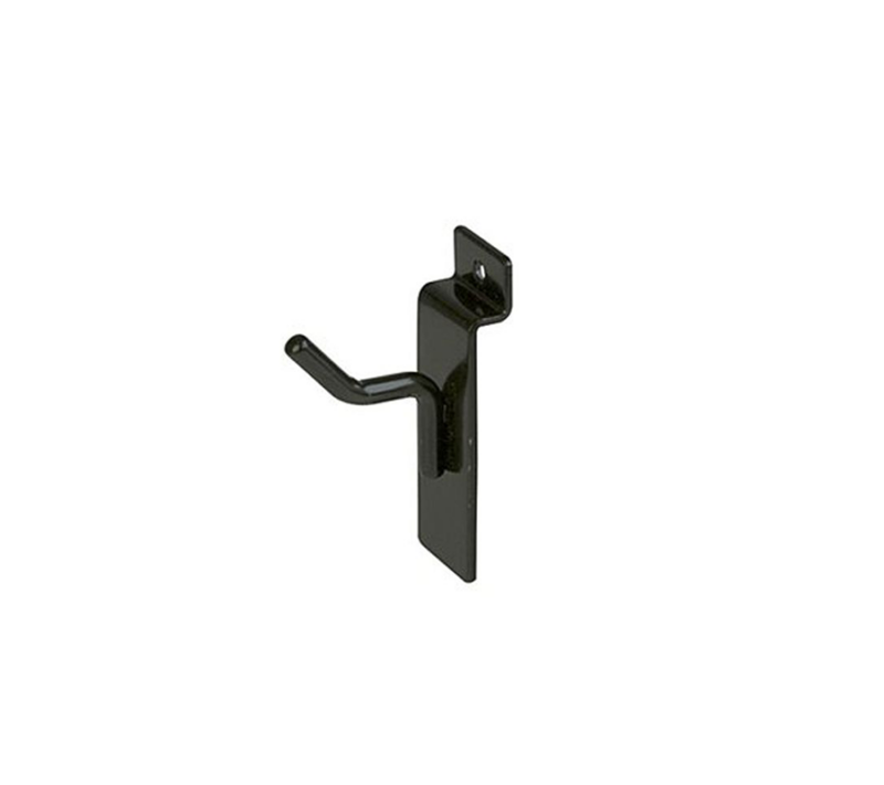Black 1" Slatwall Hook