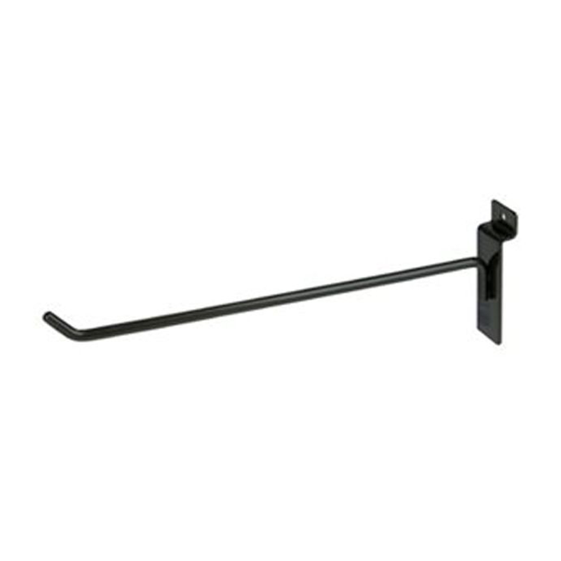 Black 10" Slatwall Hook